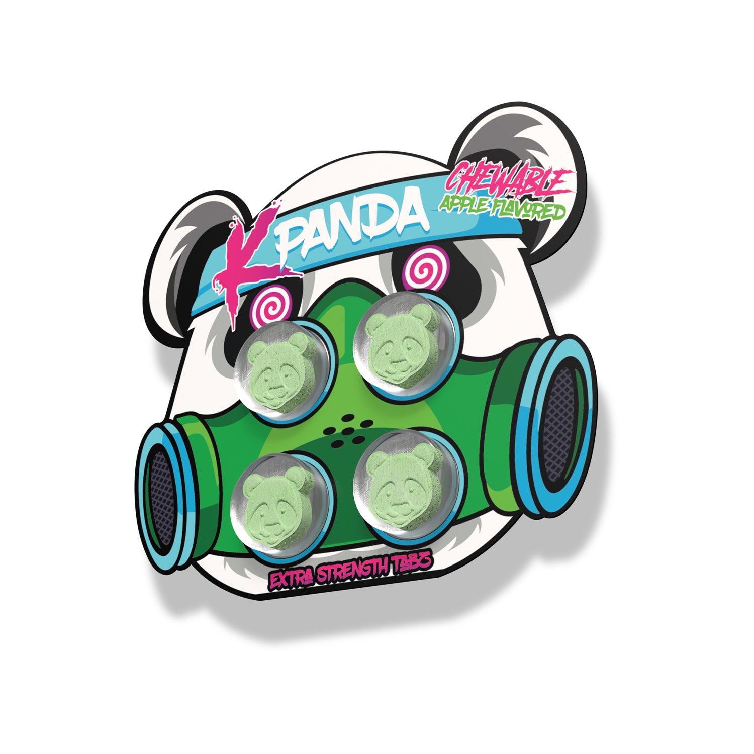 K-Panda Sour Apple Flavored (4 Tablets)