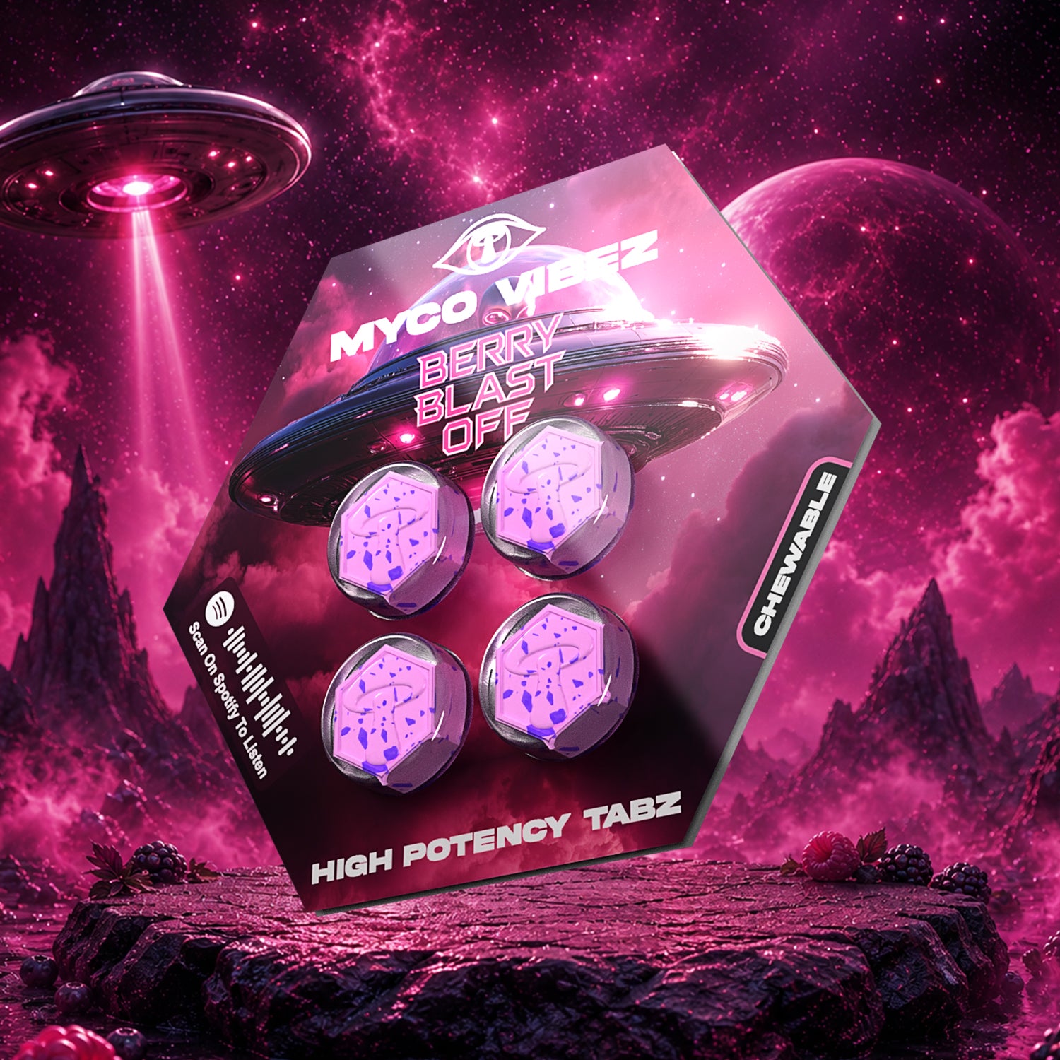 Myco Vibez Berry Blast Off (4 Tablets)