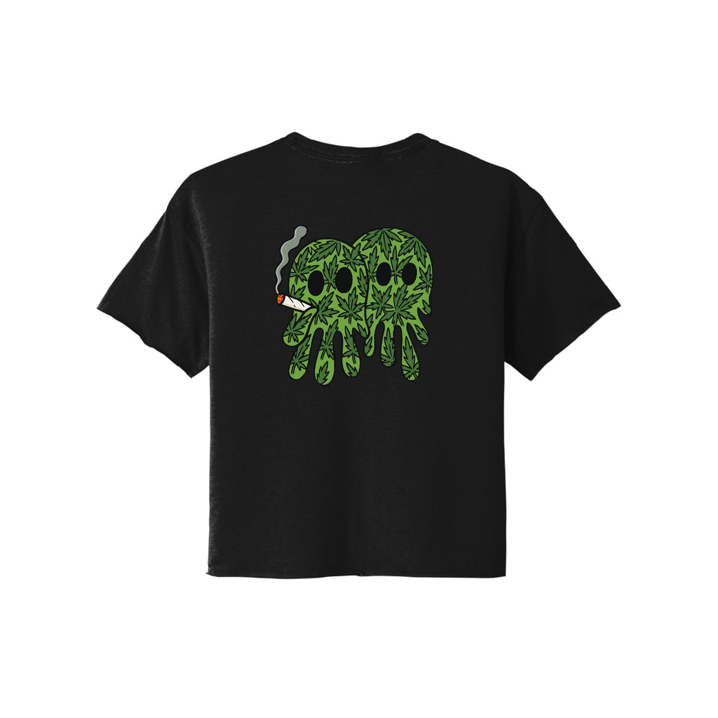 Stoned Love Crop Top style 1 (Black)