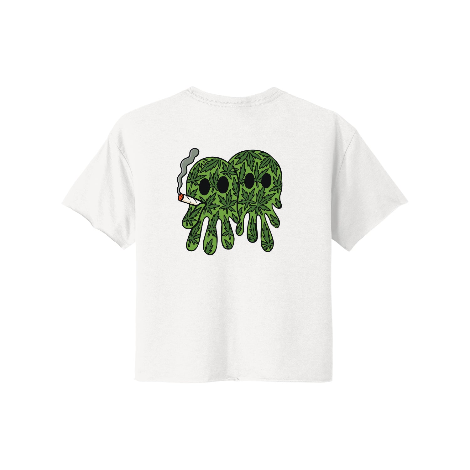 Stoned Love Crop Top style 1 (White)