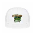 Stoned Love Flat Bill Foam Hat (White)
